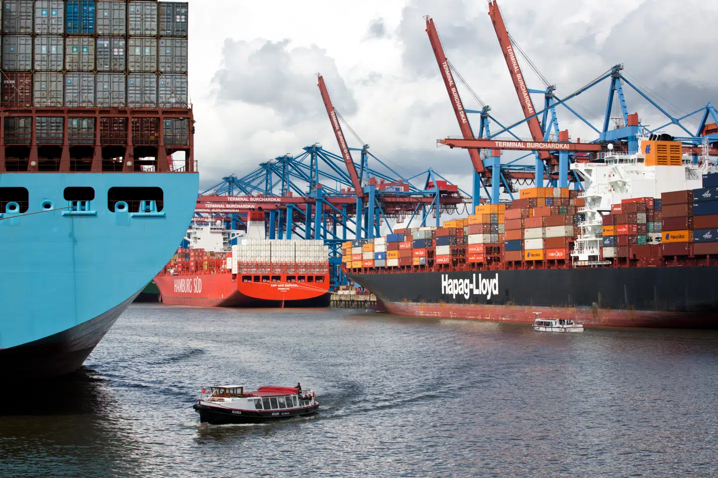 Mærsk og tyske Hapag-Lloyd har indgået et langvarigt operationelt samarbejde. (Arkivfoto).